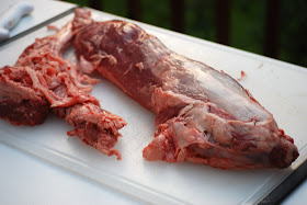 trimming whole beef tenderloin