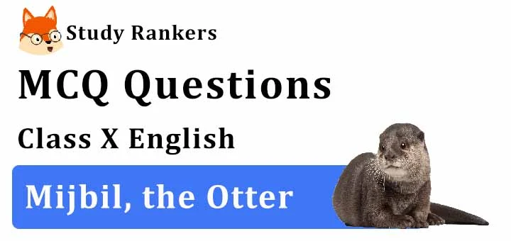 MCQ Questions for Class 10 English: Ch 8 Mijbil, the Otter