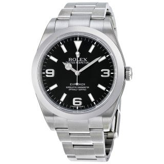 Réplique Rolex Explorer 114270-78690 cadran noir automatique