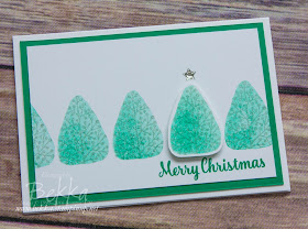 Kissed Christmas Trees featuring the Totally Trees Stamp Set from Stampin' Up! UK which you can purchase here