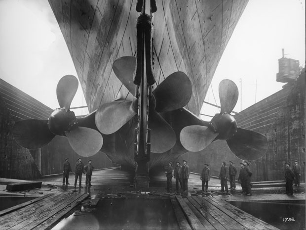 Recovered Artifacts From The Titanic. TITANIC UNDERWATER ARTIFACTS