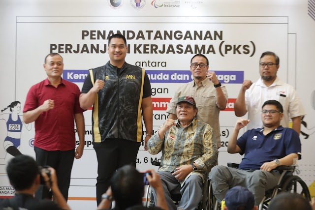 Kemenpora-NPC Indonesia Teken PKS Pelatnas, Rp36 Miliar untuk 10 Cabor