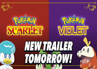 Pokemon Scarlet and Violet Drops New Trailer Tomorrow