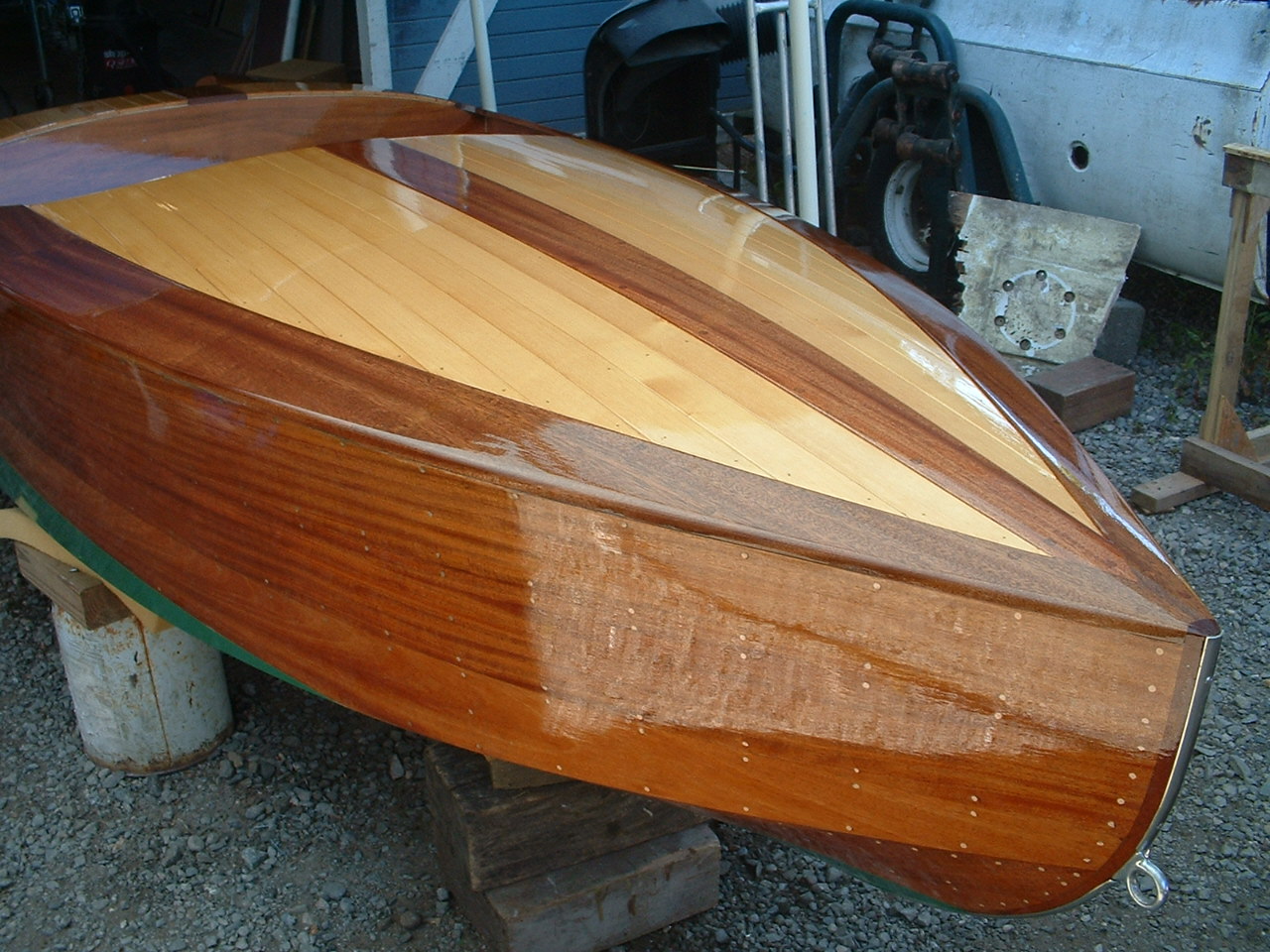 Wood Planning: Looking for Homemade wood boat