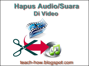 hapus suara video