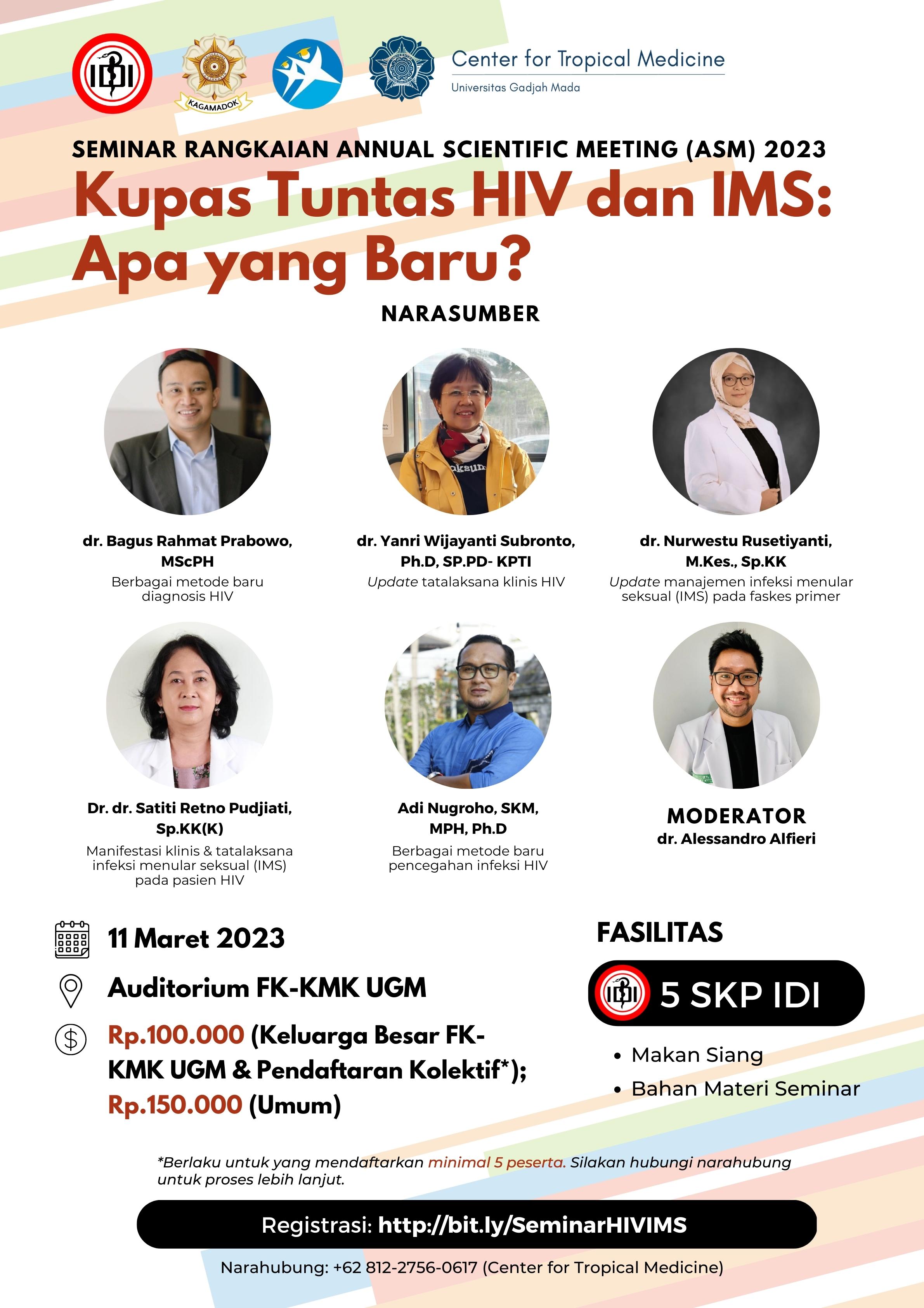 (5 SKP IDI) Seminar Rangkaian Annual Scientific Meeting (ASM) 2023