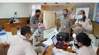 Rumah Sakit Bhayangkara Siapkan Stand Vaksinasi Polri dan PNS Polri 