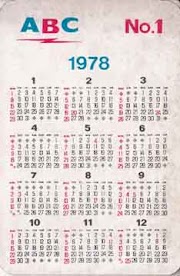 Inspirasi 20+ Kalender 1978