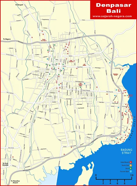 image: Denpasar Map High Resolution