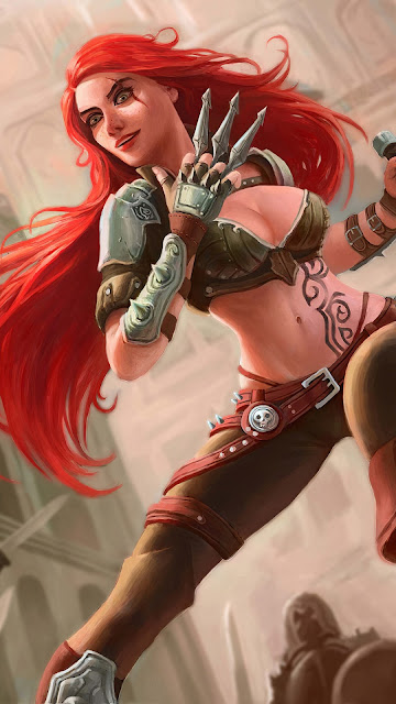 Download Wallpaper Katarina League Of Legends Game, Hd, 4k Images.