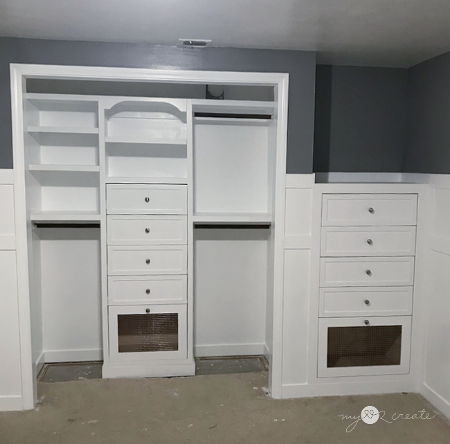 Closet and Built-in dressers all finished, MyLove2Create