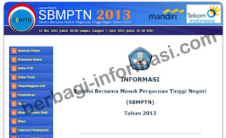 SBMPTN 2013 (Jadwal dan Cara Daftar PTN)