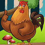 Games4King Virile Rooster Escape Game