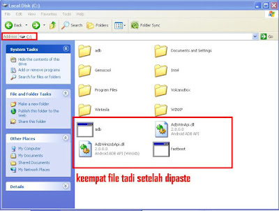 Cara memunculkan file adb