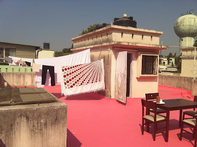 Pune India home roof terrace laundry