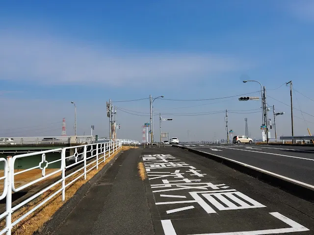 利根川  常総大橋