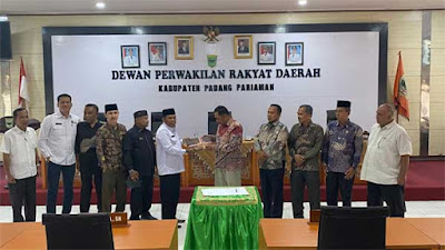 Rahmang Sampaikan LKPj 2023, Capaian Prestasi dan Strategi Pembangunan Padang Pariaman