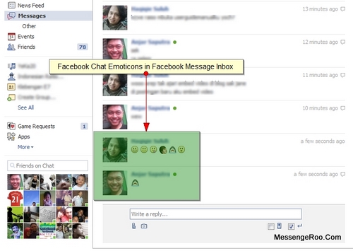 how to make facebook emoticons on chat. Facebook Chat Emoticons in
