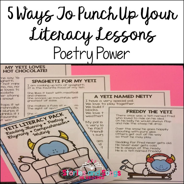 Learn how thematic, weekly poetry studies    improve student reading fluency, accuracy, rhyming, comprehension, and writing skills.