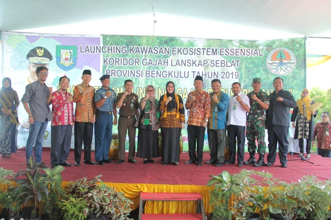 Launching Kawasan Ekosistem Essensial Gajah Sumatera Lanskap Seblat