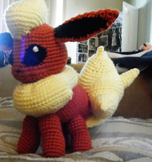 http://maistashio.deviantart.com/art/Flareon-Amigurumi-Pattern-373570488