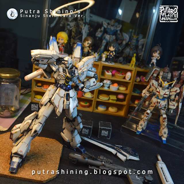 My version of MG Sinanju Stein Ver.Ka | Customize Painting Weathering | The Making by Putra Shining