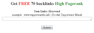 Trik Dapatkan Ratusan Backlink Gratis Otomatis