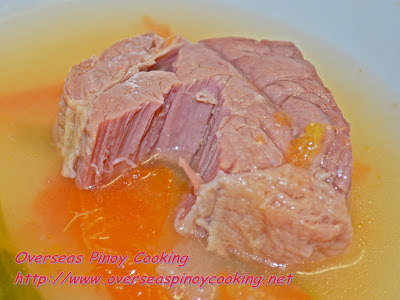 Sinigang na Corned Beef, Corned beef Silverside