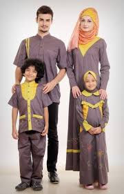 Baju Muslim Kembar Ayah Ibu Dan Anak