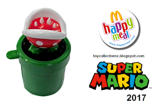 McDonalds Super Mario Happy Meal Toys 2017 from Australia and New Zealand Piranha Plant Toy