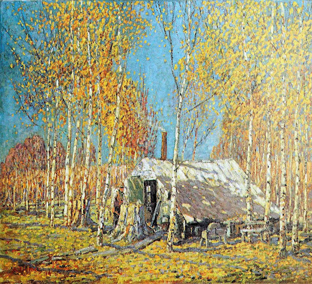 an Arthur Lismer 1915 painting of Autumn