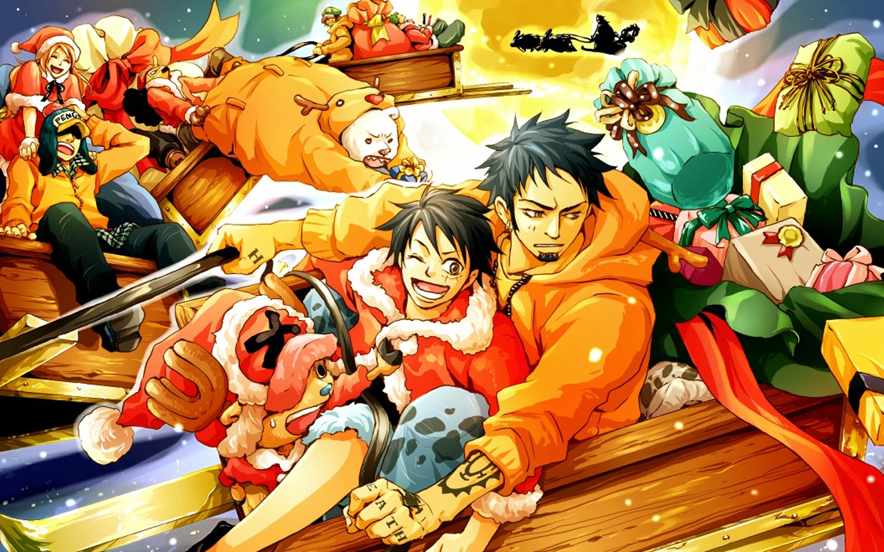 one piece christmas anime hd wallpaper 1280x800 6d.