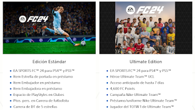 ¿Cuál será el precio del EA Sports FC 24 (FIFA 24)? Standard VS Ultimate Edition