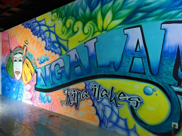 LUKIS DINDING LUKIS MURAL GAMBAR 3D