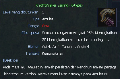 Knightwalker Earring RF Online