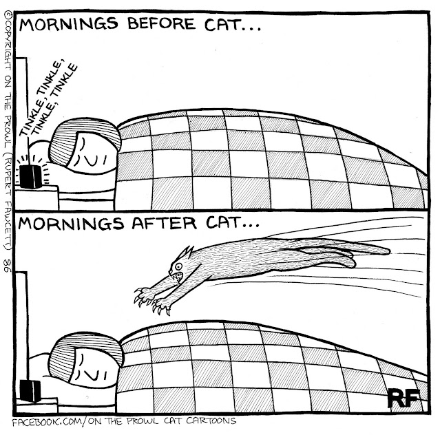 (C) 2021, Rupert Fawcett, On The Prowl Cat Cartoons, Used by Permission