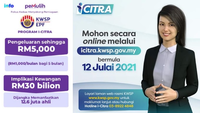 Permohonan Pengeluaran i-Citra Online kini dibuka Syarat Dan Cara Memohon - KWSP