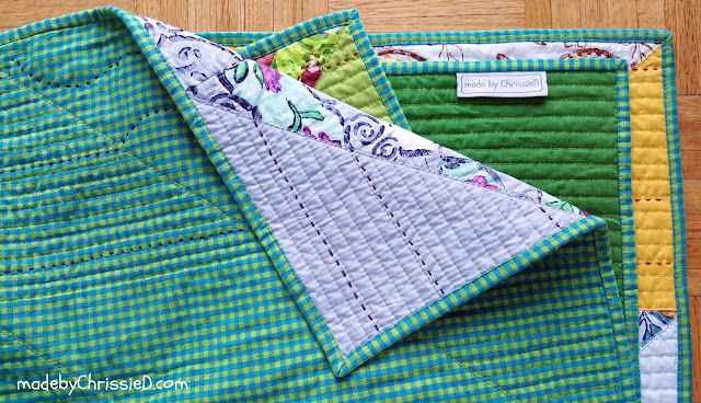 The Colour Drop Quilt by www.madebyChrissieD.com