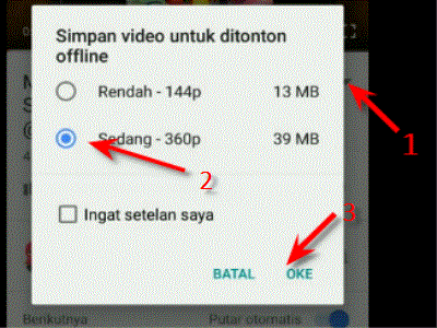 cara nonton youtube gratis xl