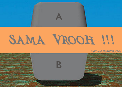 Percayakah kamu kalo kotak A dan kotak B ini warnanya sama? Inilah yang disebut dengan ilusi optik warna yang sama. Endoneshia, Gudang Monster, Ilusi, Optik, Tipuan Mata, Warna