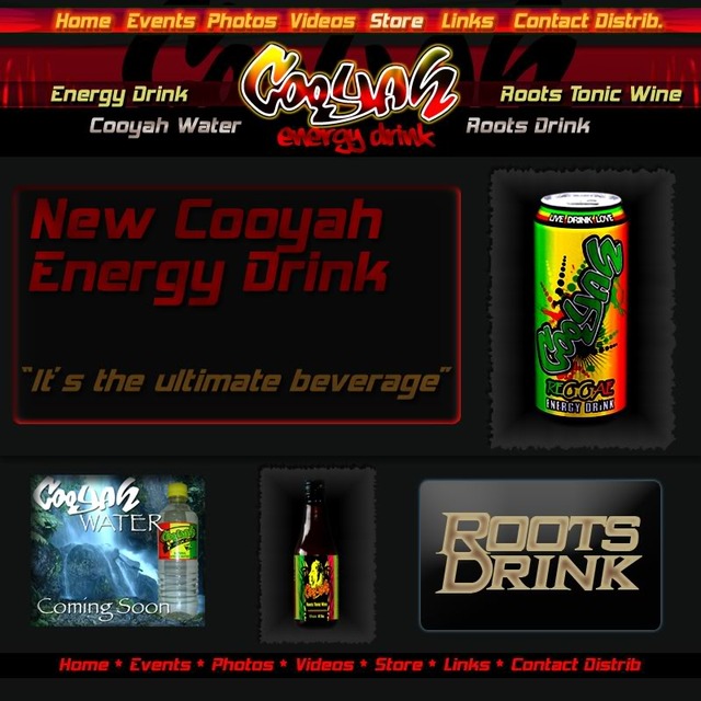 Cooyah Web Design The New Enery Drink