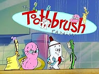 Image: The Toothbrush Family | The bathroom world of the Toothbrush Family is full of surprises - mischievous plastic dinosaurs, runaway pegs, fan-induced blizzards and dancing shoes... there's even a tooth fairy. All the more fun for the imaginative young toothbrushes, Molly and Max, who spend their days exploring with their friends Susie Sponge, Flash Flouride, and Countess de Comb
