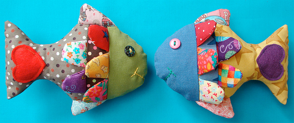 Fabric Toy Fish Free Sewing Pattern