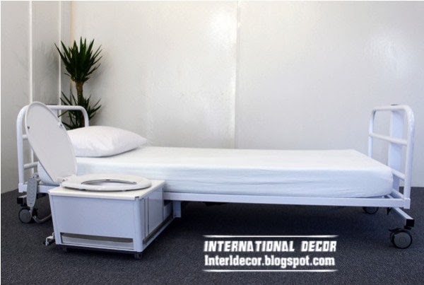 bed with toilet, creative beds for modern interior