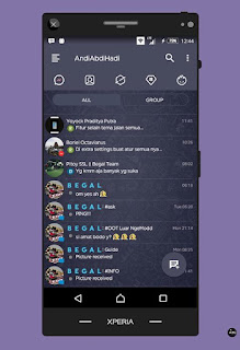 Download BBM MOd Dark Navy V3.3.1.21 APK terbaru