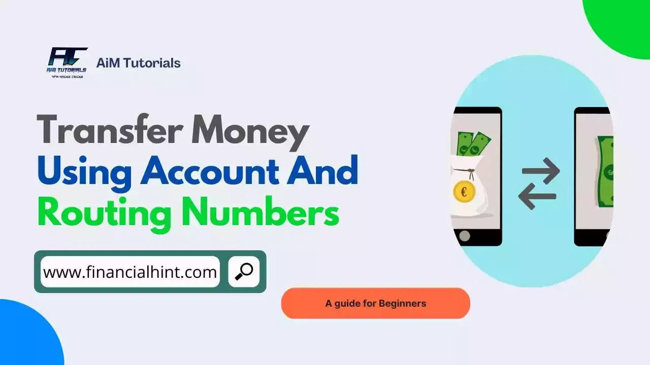 transfer money using routing number and account number