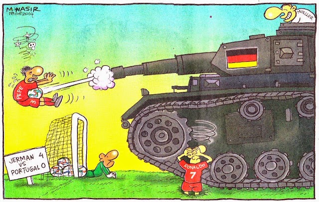 Kartun Piala Dunia Brazil 2014: Jerman Vs Portugal 4:0