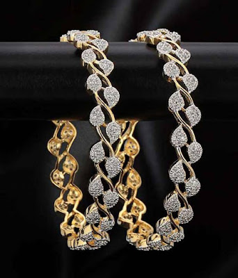 New Designs of Diamond Bangles