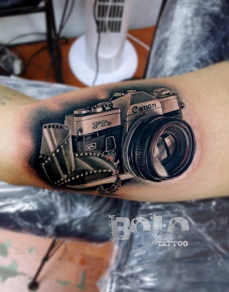 Camera tattoo | My newest tattoo! | Ashley Simpson | Flickr
