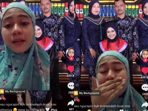 Hadirkan Ibu yang Sudah Meninggal di Tengah-Tengah Foto Wisuda - Bengkelhoki